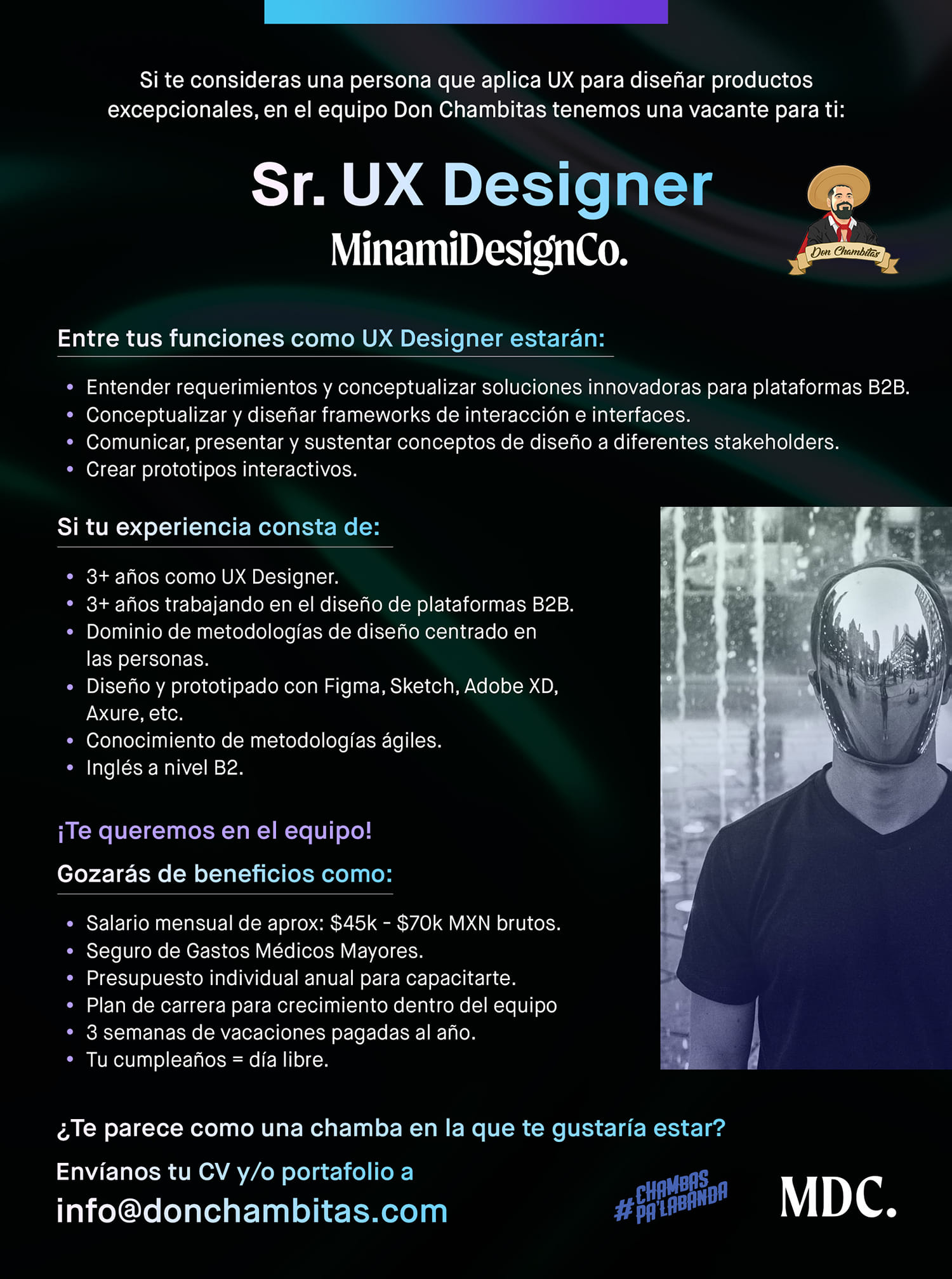 Imagen vacanteDiseñador UX